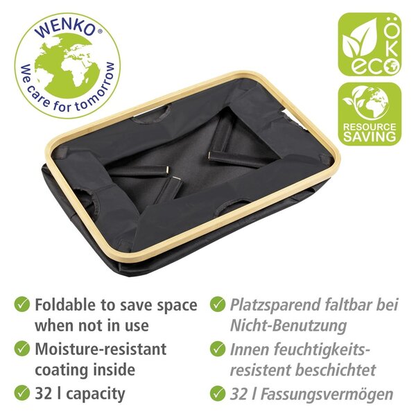 Látkový koš na prádlo 32 l Ecori – Wenko