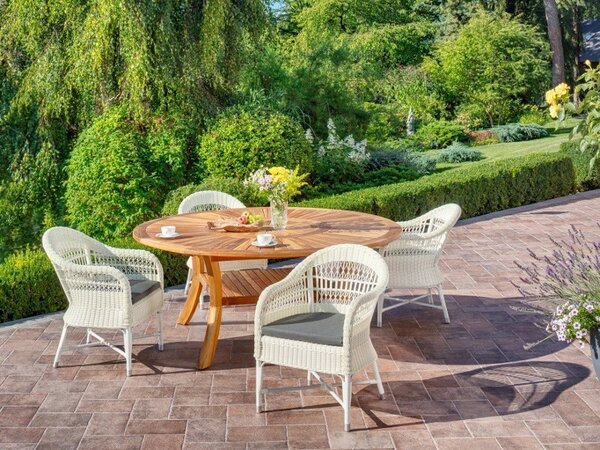 Zahradní stůl COLOSSEUM průměr 180cm, teak