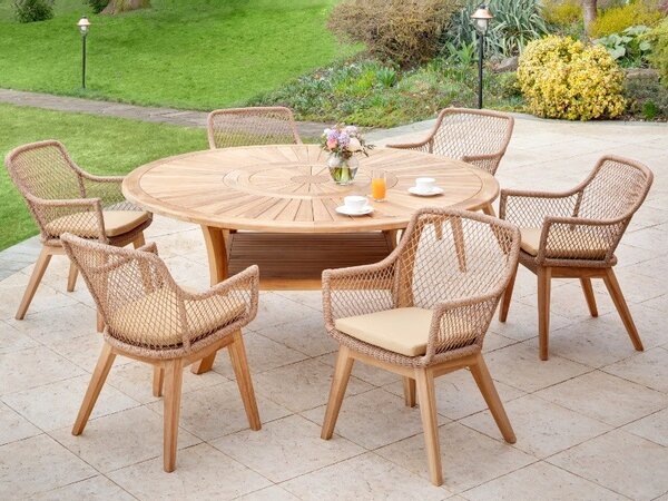 Zahradní stůl COLOSSEUM průměr 180cm, teak