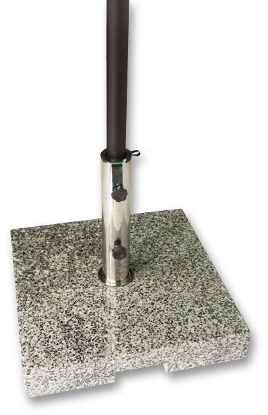 Žulový stojan na slunečník 40kg, 45x45x7,5 cm