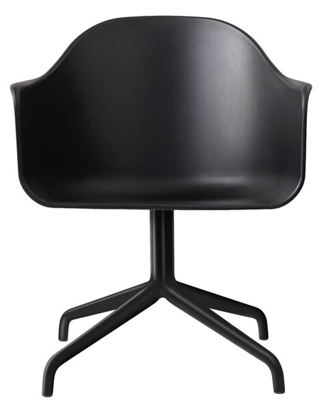 AUDO (MENU) Židle Harbour Swivel Chair, Black, bez koleček