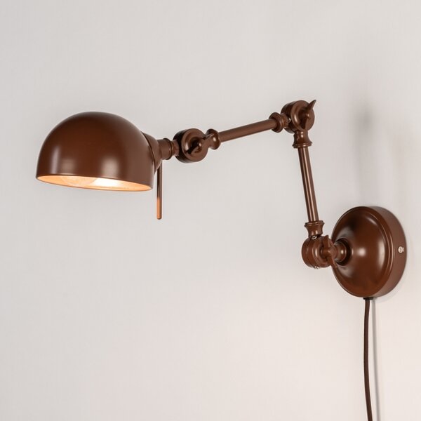 Nástěnné svítidlo Retro Power Brown (LMD)