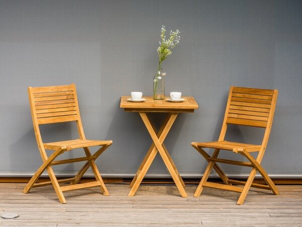 Balkonový stůl AMBRA 75x60x60cm, teak