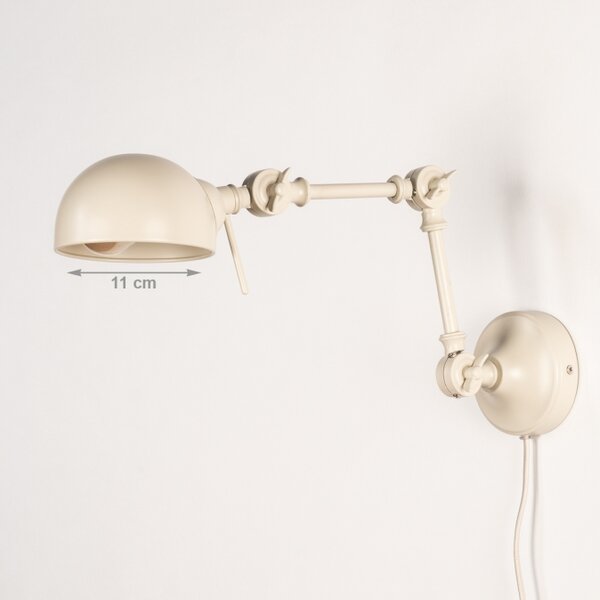 Nástěnné svítidlo Retro Power Taupe (LMD)