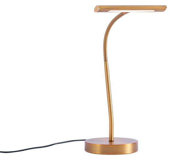 Stolní lampa v art deco stylu bronzová vč. LED - Tableau