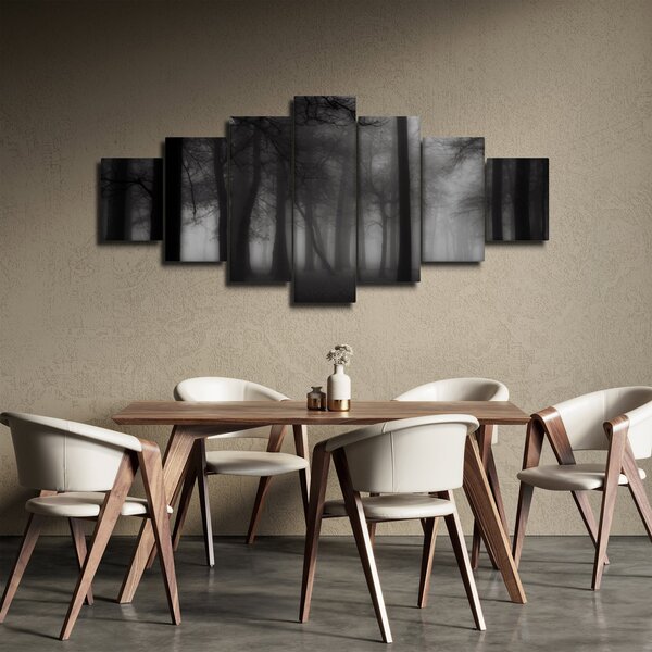 Obraz - Les v mlze (210x100 cm)