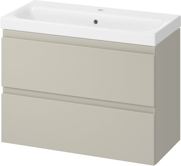 Cersanit Moduo umyvadla se skříňkou 80 cm béžová S801-595