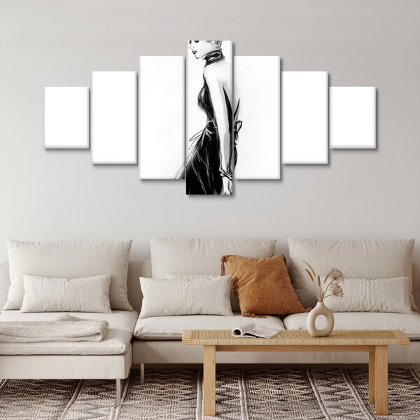 Obraz - Módní ilustrace (210x100 cm)