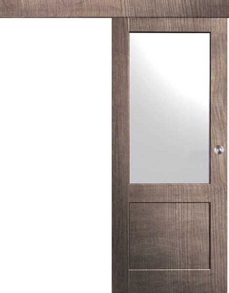 Posuvné interiérové dveře na stěnu vasco doors LISBONA model 7 Průchozí rozměr: 70 x 197 cm