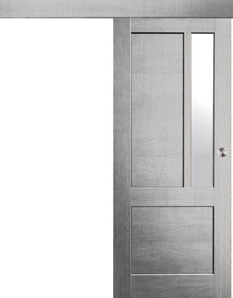 Posuvné interiérové dveře na stěnu vasco doors LISBONA model 6 Průchozí rozměr: 70 x 197 cm