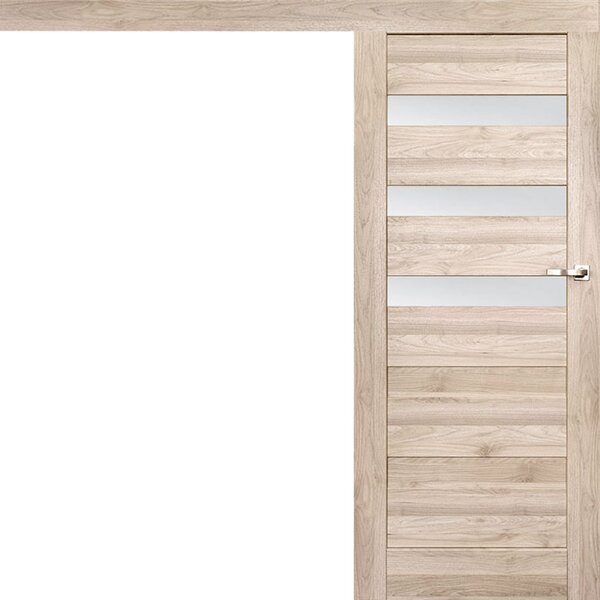 Posuvné interiérové dveře na stěnu vasco doors MALAGA model 4 Průchozí rozměr: 70 x 197 cm