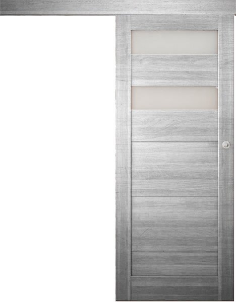 Posuvné interiérové dveře na stěnu vasco doors SANTIAGO model 5 Průchozí rozměr: 70 x 197 cm