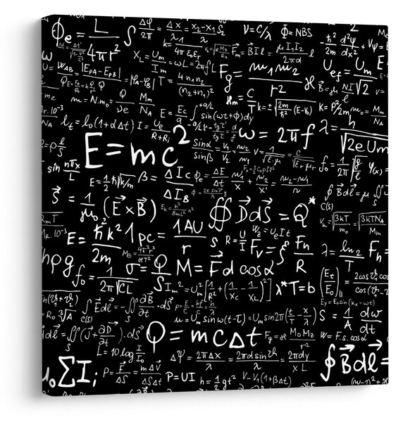 Obraz - Matematika (30x30 cm)