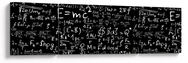 Obraz - Matematika (170x50 cm)