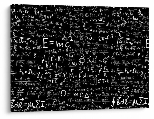 Obraz - Matematika (70x50 cm)
