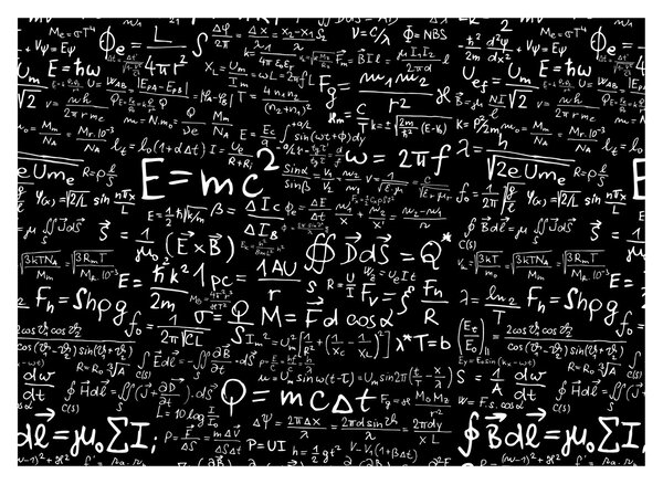 Obraz - Matematika (70x50 cm)