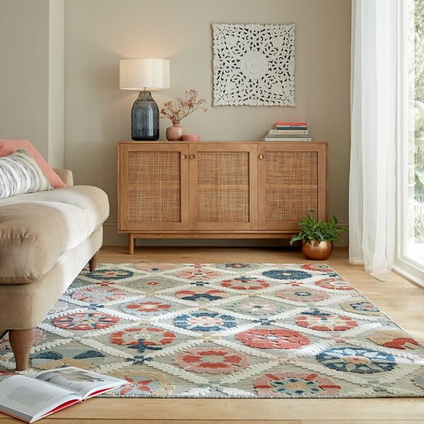 Šedý venkovní koberec 170x120 cm Flora - Flair Rugs