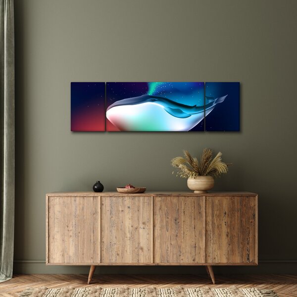 Obraz - Vesmírná velryba (170x50 cm)