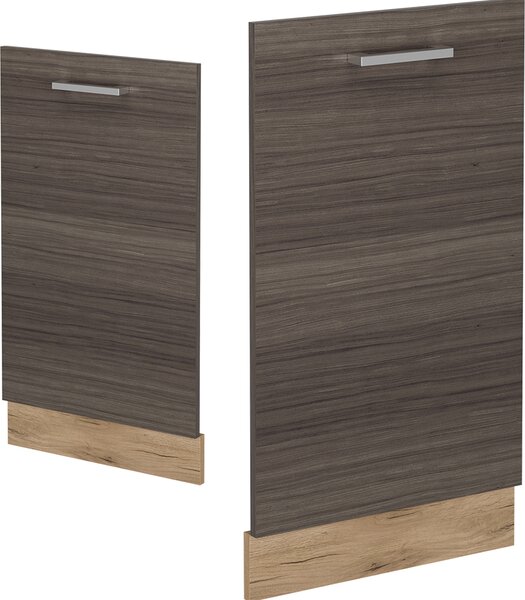 Čelní panel myčky Vicco R-Line Ušlechtilá šedá 45 cm bez pracovní desky, Model 54497