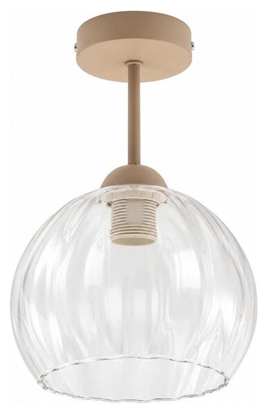 BRILAGI - LED Přisazený lustr RETRO GLASS 1xE27/60W/230V pr. 25 cm béžová/čirá