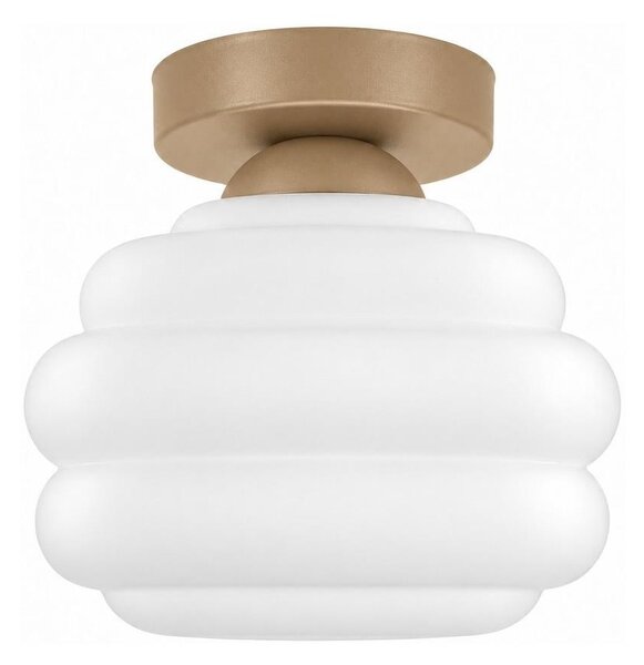 BRILAGI - LED Stropní svítidlo RETRO GLASS 1xE27/60W/230V pr. 20 cm béžová/bílá