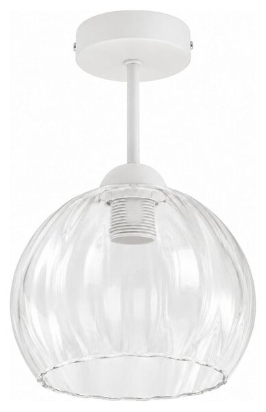 BRILAGI - LED Přisazený lustr RETRO GLASS 1xE27/60W/230V pr. 25 cm bílá/čirá