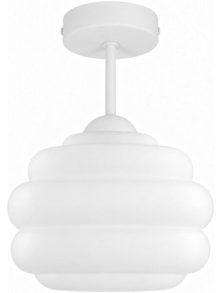 BRILAGI - LED Přisazený lustr RETRO GLASS 1xE27/60W/230V pr. 20 cm bílá