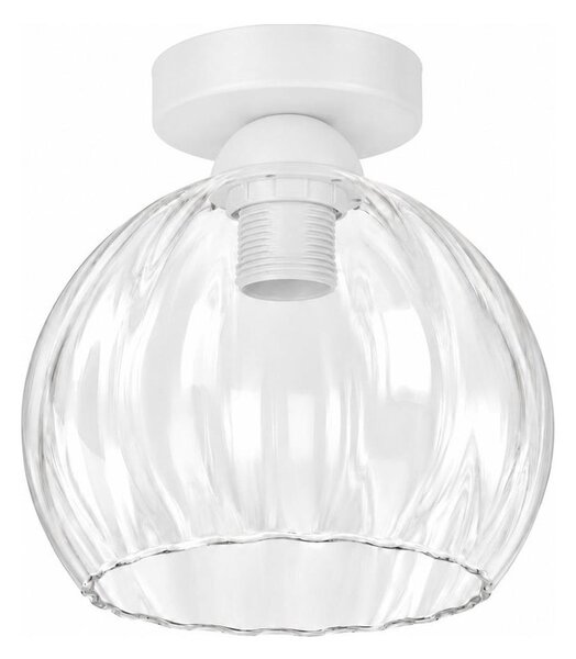 BRILAGI - LED Stropní svítidlo RETRO GLASS 1xE27/60W/230V pr. 25 cm bílá/čirá