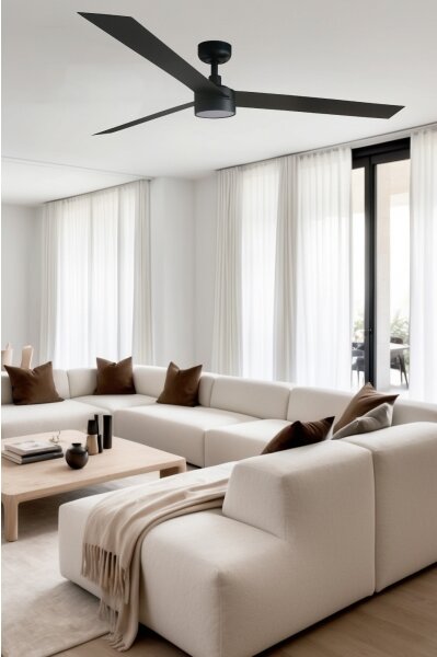 FARO 34293WT1S - LED Stm. vent. CRUISER XL 18W/230V CCT pr. 160 cm černá WT + DO