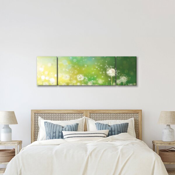 Obraz - Odkvetlé pampelišky (170x50 cm)