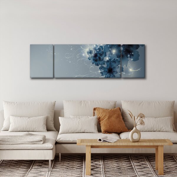 Obraz - Něžné květy (170x50 cm)