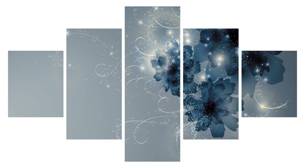 Obraz - Něžné květy (125x70 cm)