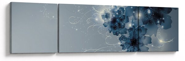 Obraz - Něžné květy (170x50 cm)