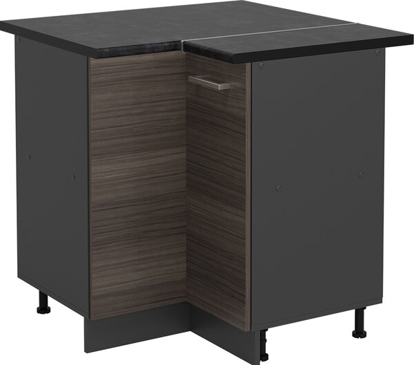 Rohová skříňka Vicco R-Line Ušlechtilá šedá 75.6 cm , PD Antracit, Model 53902