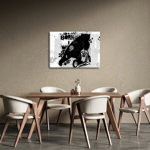 Obraz - Zrozen k jízdě (70x50 cm)
