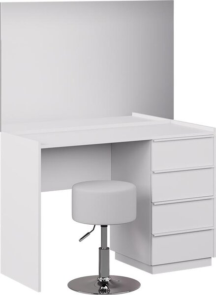 Toaletní stolek Vicco Viktoria Bílá 110 cm se zrcadlem a taburetkou, Model 59328
