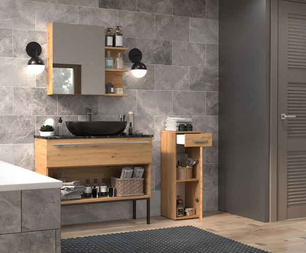 Koupelnová skříňka NEL V DS dub artisan