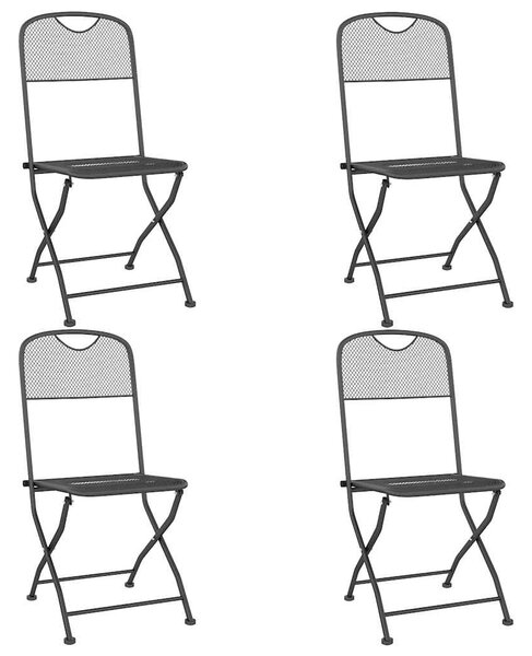 5dílný zahradní jídelní set antracitový tahokov 3211810