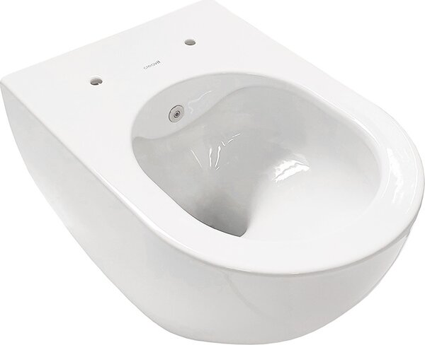 Creavit Design Závěsný klozet RimOff s funkcí taharet/bidet/sprcha WC Bílý