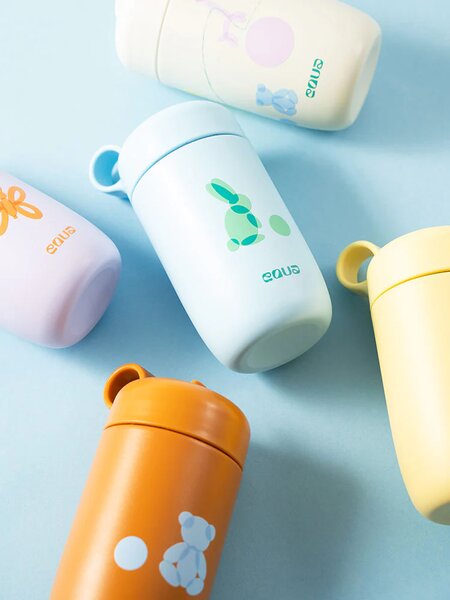 Dětská nerezová lahev EQUA Teddy Bear 400 ml