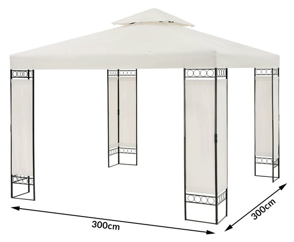 Deuba Zahradní altán Lorca 3x3 m - krémová