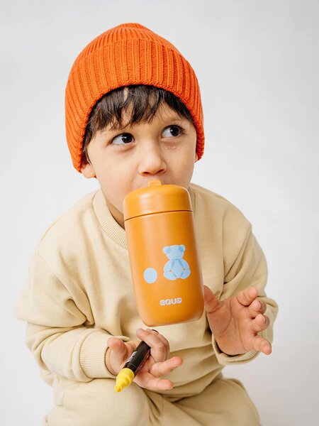 Dětská nerezová lahev EQUA Teddy Bear 400 ml