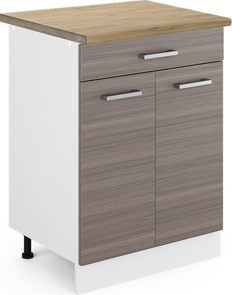 Spodní skříňka kuchyňské linky Vicco R-Line Ušlechtilá šedá 60 cm se zásuvkou, PD Dub, Model 46060