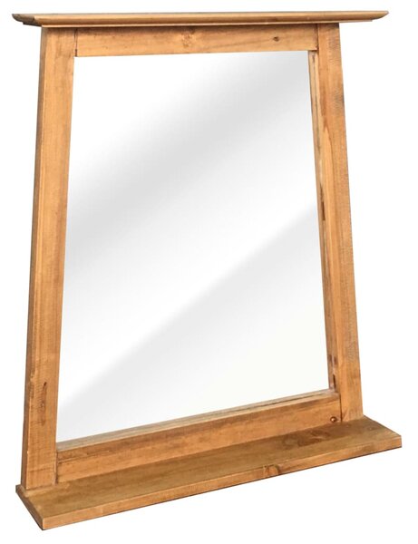 Koupelnové zrcadlo masivní borové dřevo 70 x 12 x 79 cm