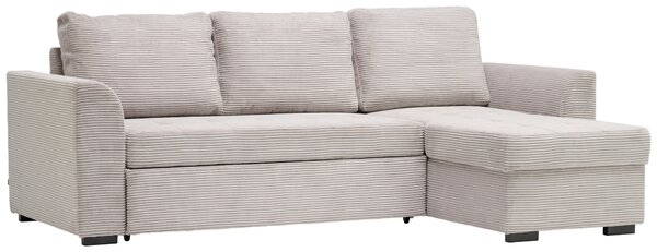 ROHOVÁ SEDAČKA, textil, světle šedá Xora - Sedací soupravy