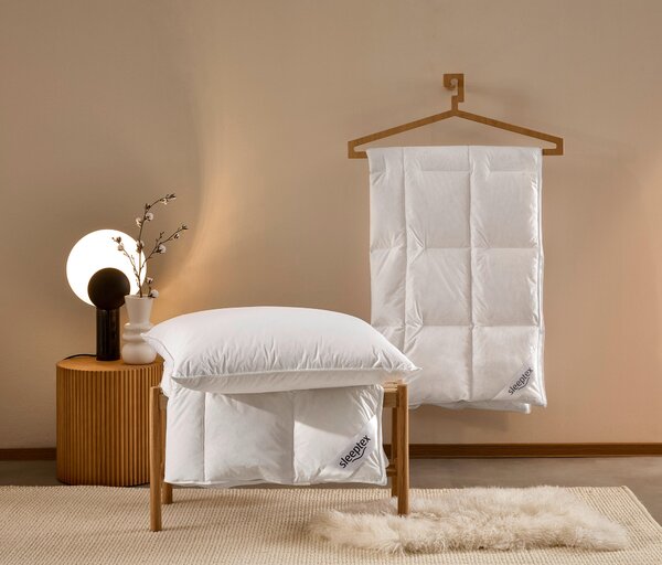 CELOROČNÍ PŘIKRÝVKA, 135/200 cm, kachní prachové peří, kachní peří Sleeptex - Přikrývky, Online Only