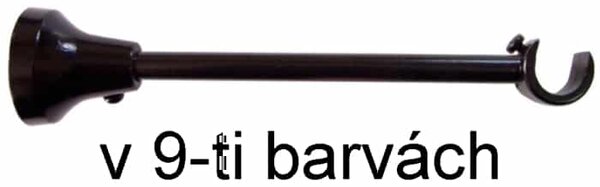URBÁNEK Garnýže - držák pr.16 mm otevřený - Stříbrná matná