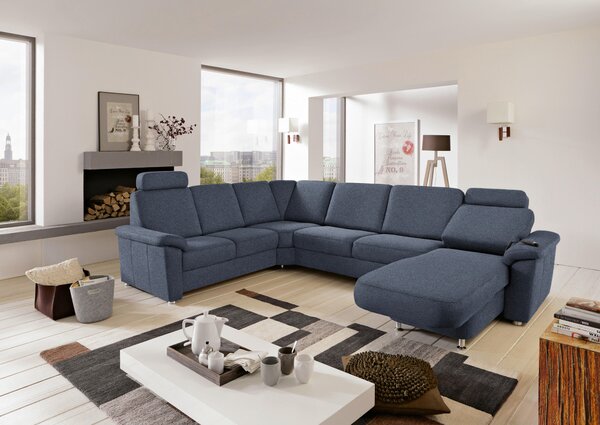 SEDACÍ SOUPRAVA, textil, modrá Beldomo System - Sedací soupravy