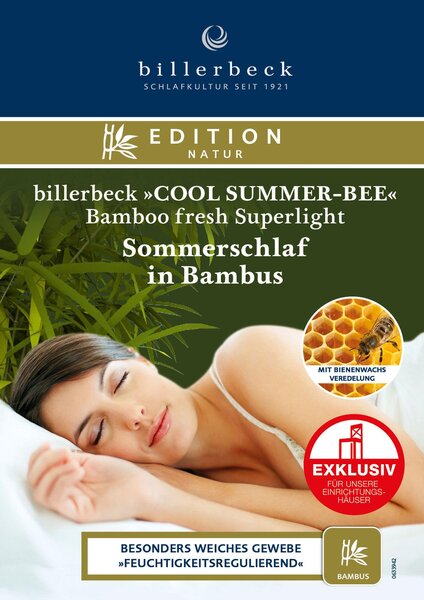 LETNÍ PŘIKRÝVKA, 135/200 cm, polyester, bambus Billerbeck - Přikrývky, Online Only