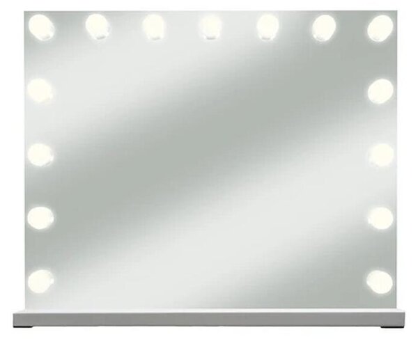 Soulima 26129 Kosmetické zrcadlo s osvětlením 15 LED, 58 x 46 cm